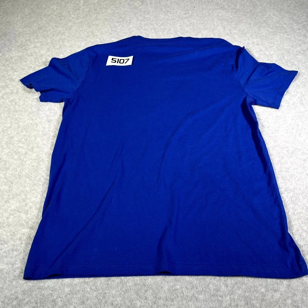 Gap Wu-Tang New York Clan T Shirt Men Large Blue Graphic‎ Print Cotton Crew Neck